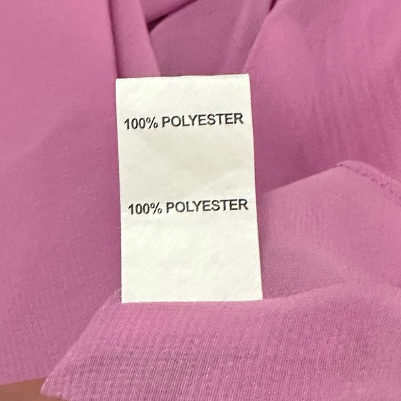 NEW Ramy Brook Zaylee Knotted Bodice Pleated Gown Sz S Pink Plunging Neckline - Picture 11 of 11